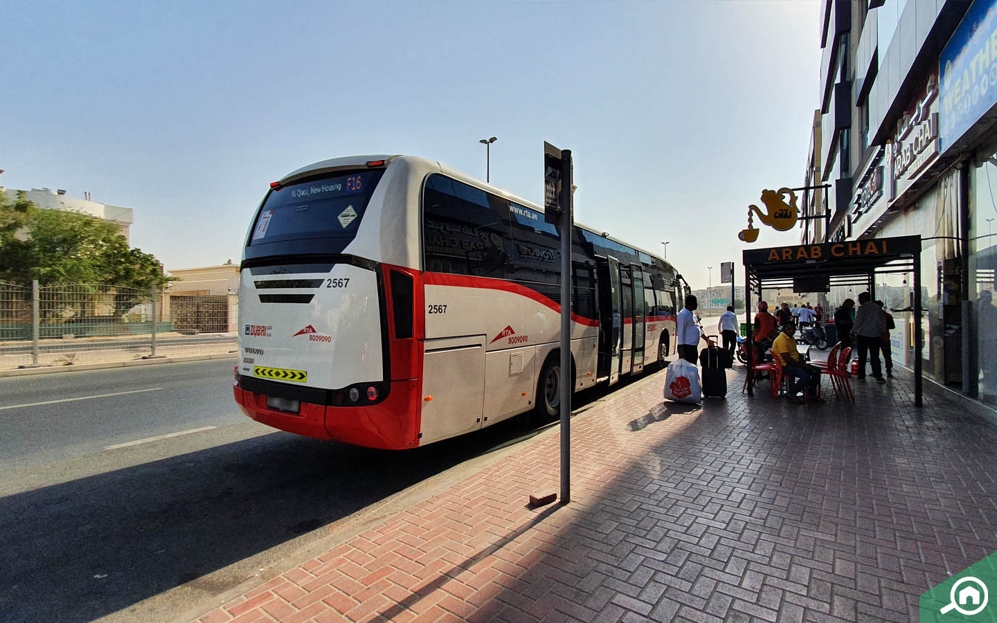 Bus stop in Al Quoz 3