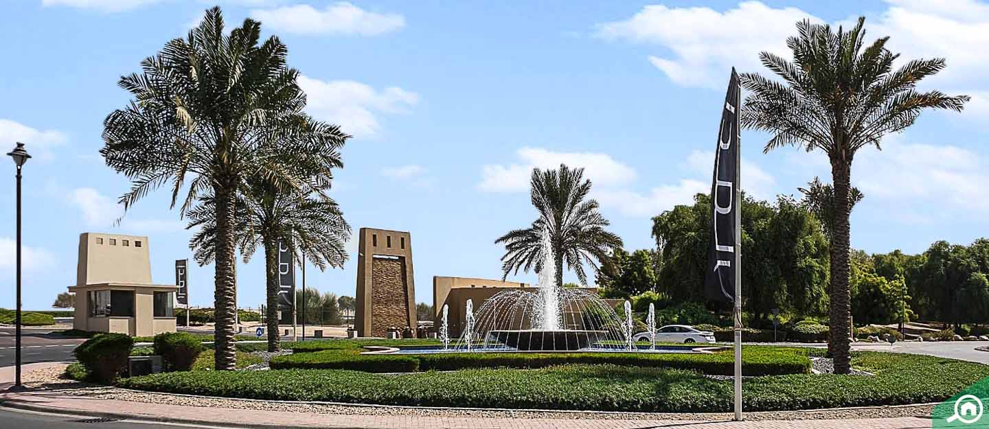Arabian Ranches gated community entrance Dubai