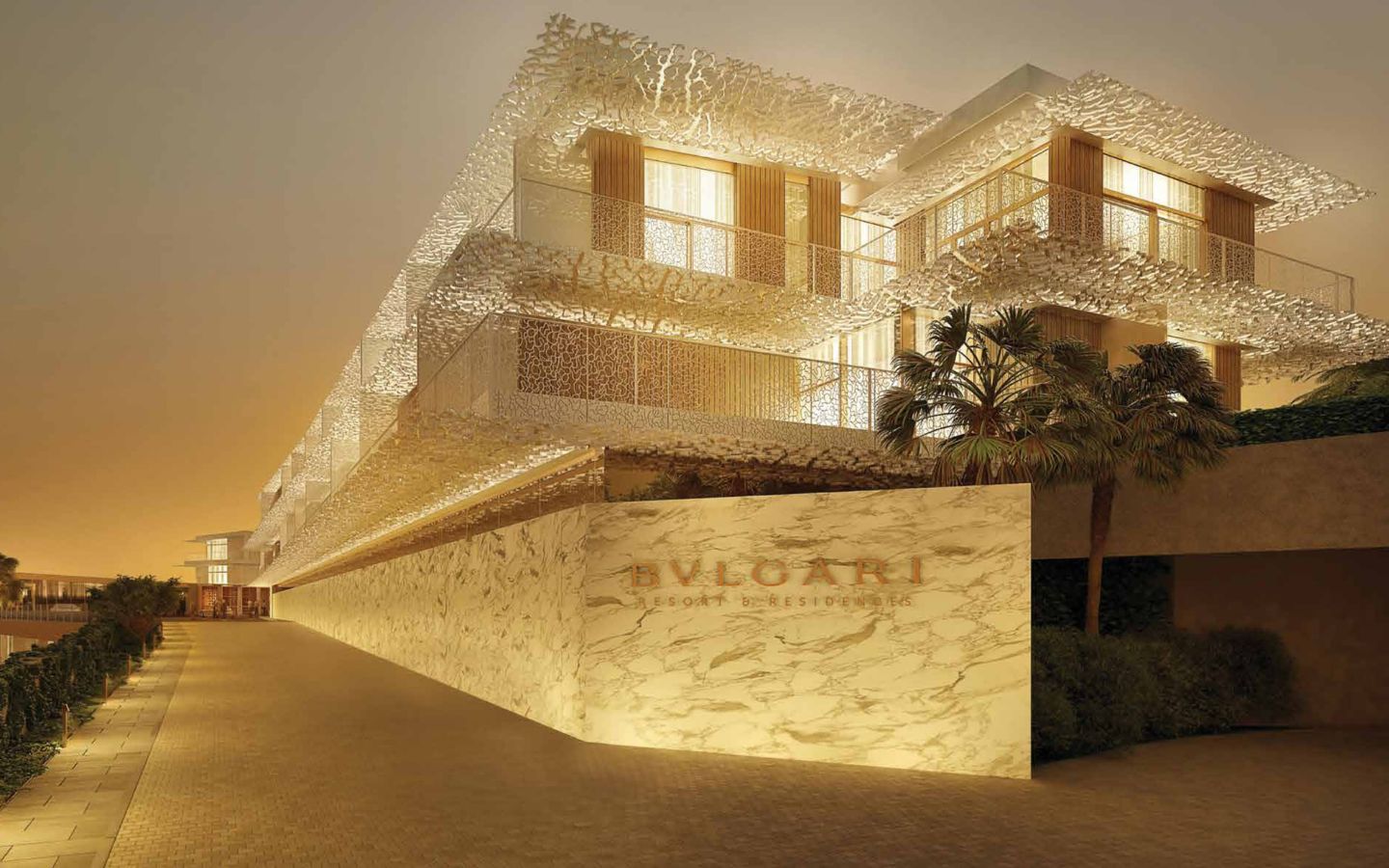 منتجعات ومساكن بولغاري في جزيرة جميرا باي