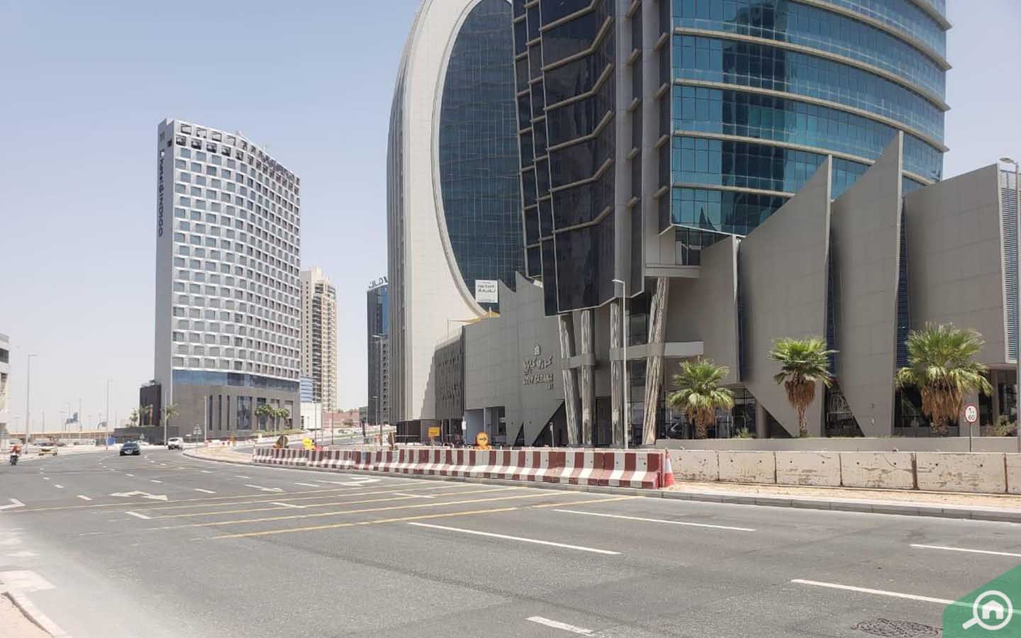 الهيكل الخارجي لبرج بي تو بي