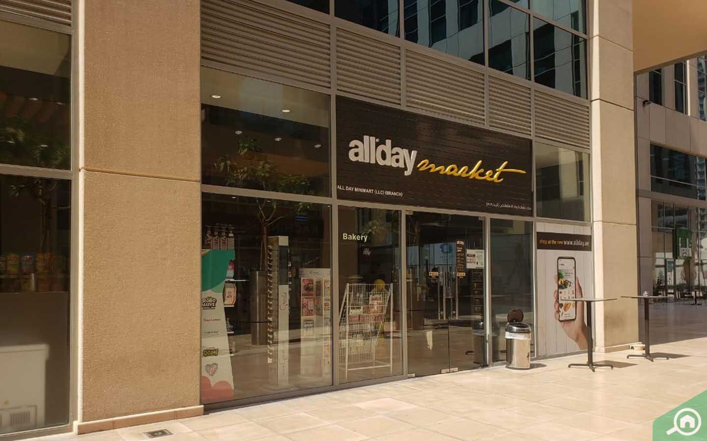 Allday on the ground floor of Bay Square 7