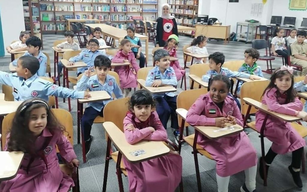 طلاب داخل الصف الدراسي