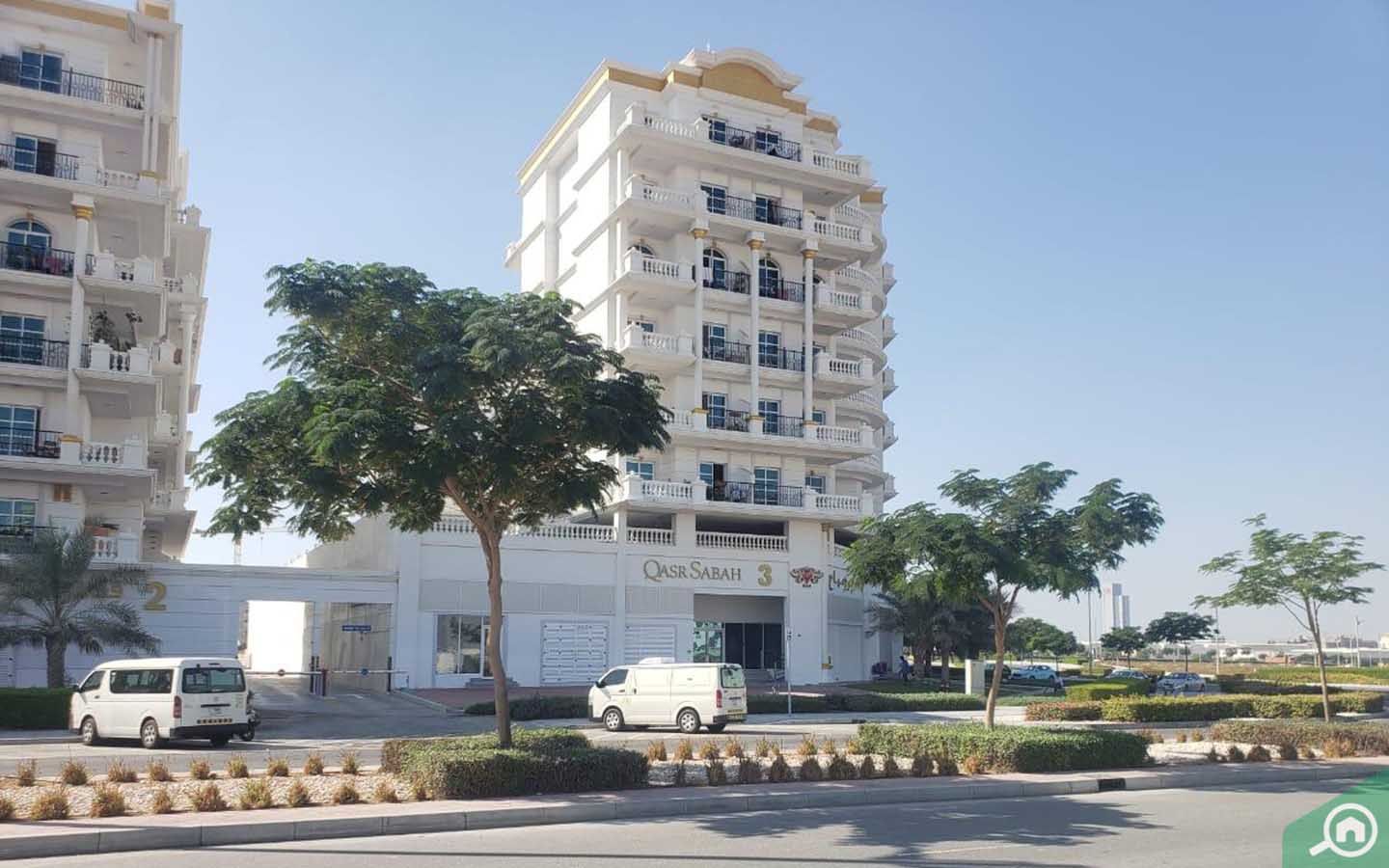 مبنى قصر صباح 3 في دبي