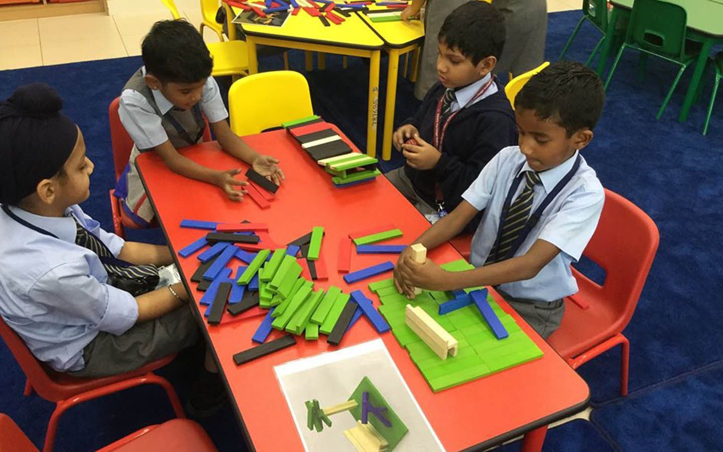 Use of tools like LEGO at GEMS Heritage Indian School