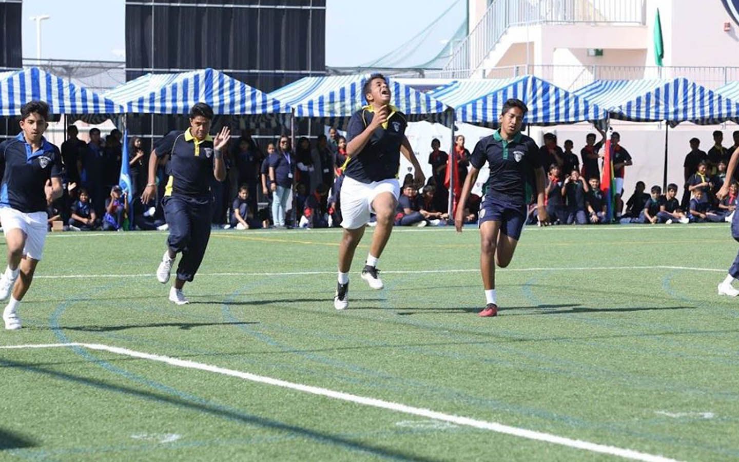 outdoor field at GEMS Heritage Indian School