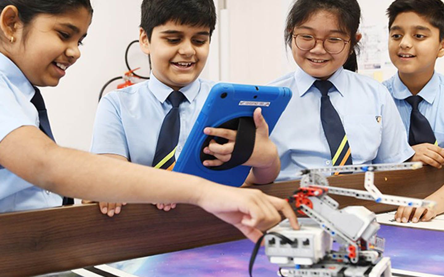 Students at Renaissance Centre of GEMS Heritage Indian School