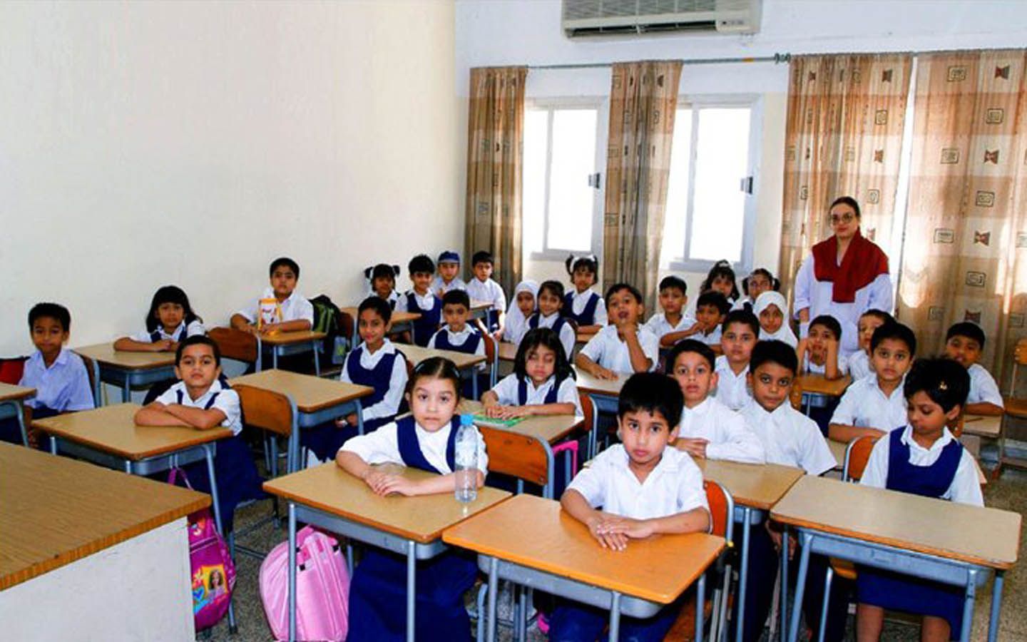 students of Sheikh Khalifa Bin Zayed Bangladesh Islamia School