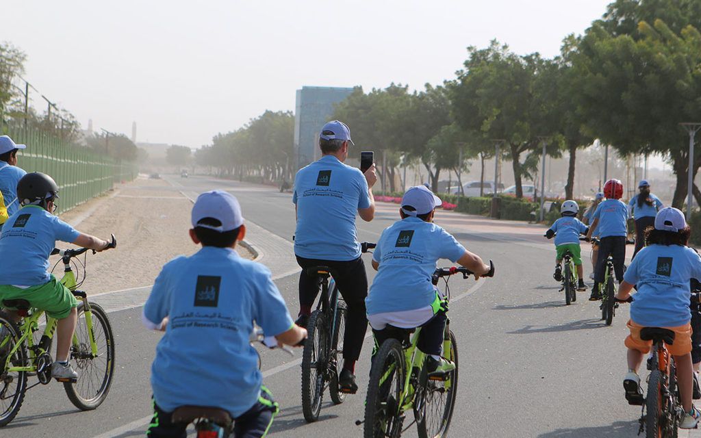 قيادة الدراجات الهوائية