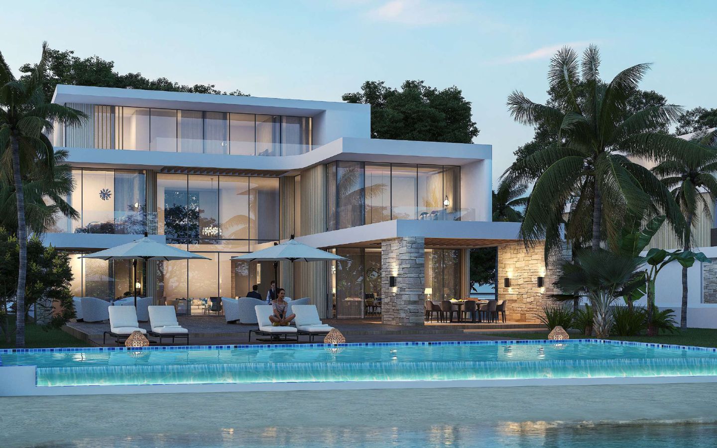 فلل 5 غرف الفاخرة